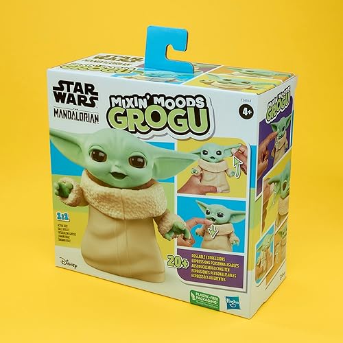 Miniatura 18 de STAR WARS Mixin' Moods Grogu, más de 20 expresiones posables, juguete Grogu de 5 pulgadas de alto, más de 4 años