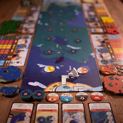 Miniatura 4 de Emerge - Juego de mesa - Explora nuevas islas y ecosistemas de investigación, juego de estrategia de rodamiento de dados, juego familiar para niños