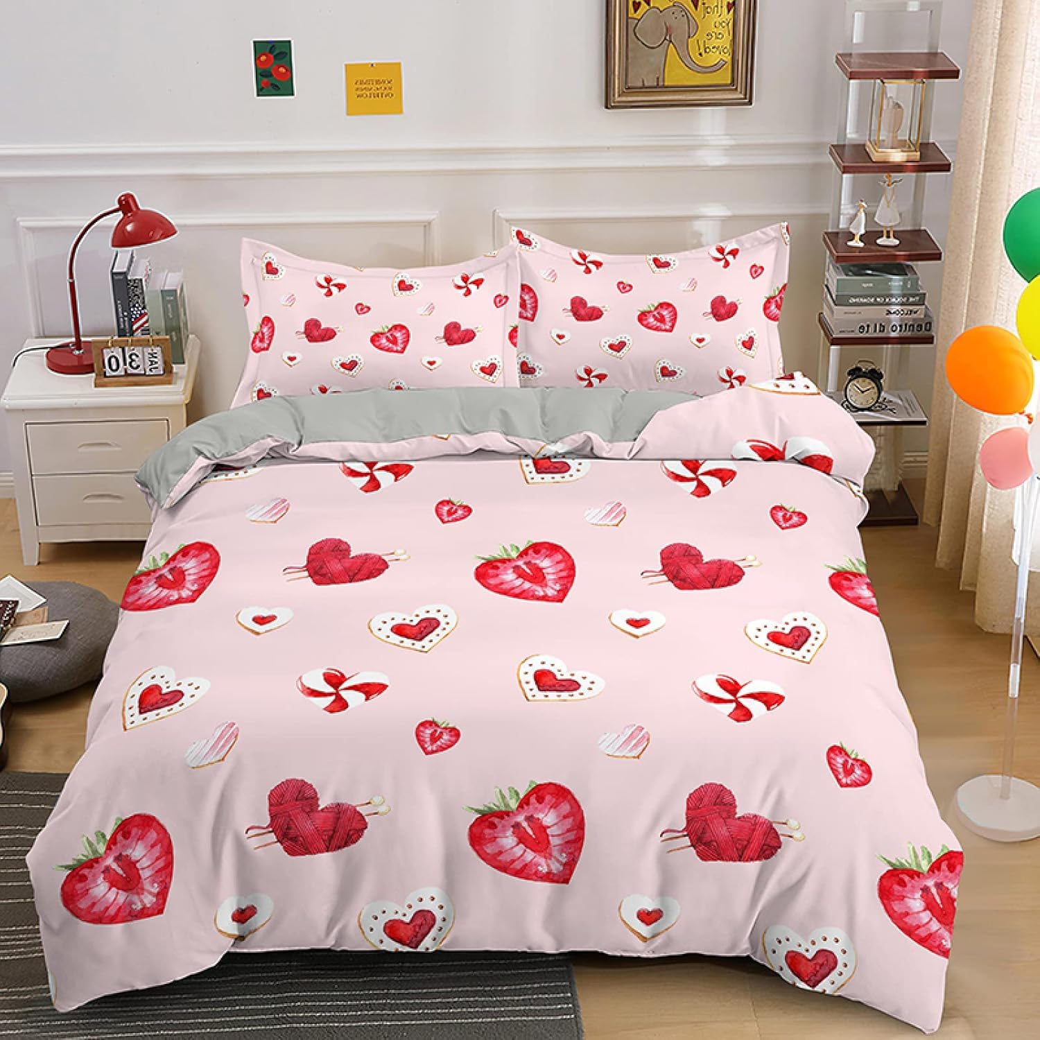 Housse de couette 2 personnes zippée qui ne glisse plus pour un grand lit adulte 220x240 cm