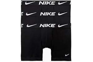 Nike Performance Mens 3PK Dri-Fit Boxer Briefs