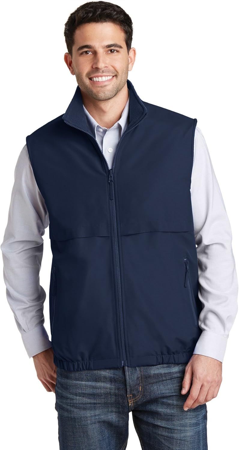 Port Authority Reversible Charger Vest. J7490, True Navy, 3XL