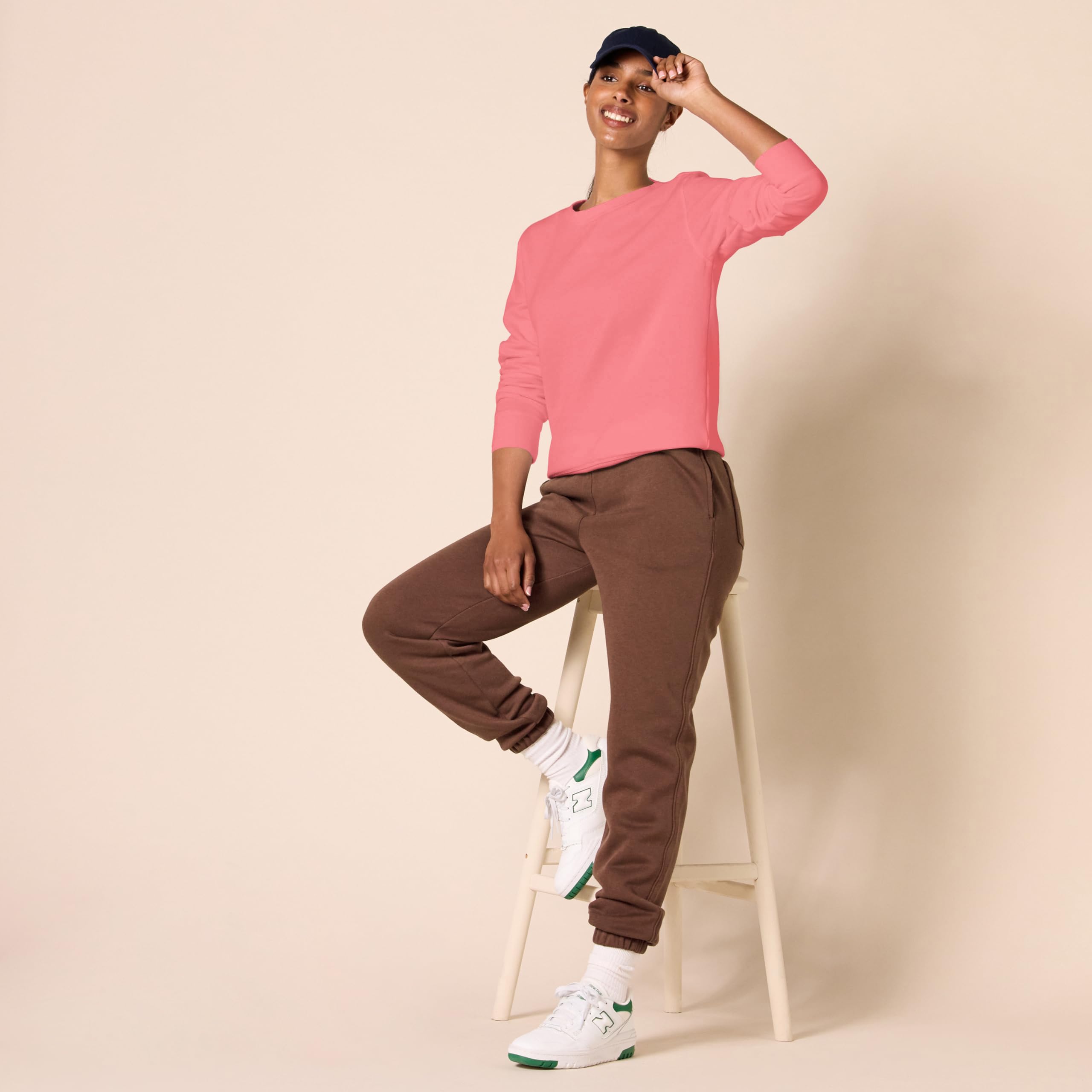 Amazon Essentials Mujer Sudadera con Cuello Redondo de Forro Polar (Disponible en Tallas Grandes) - 5