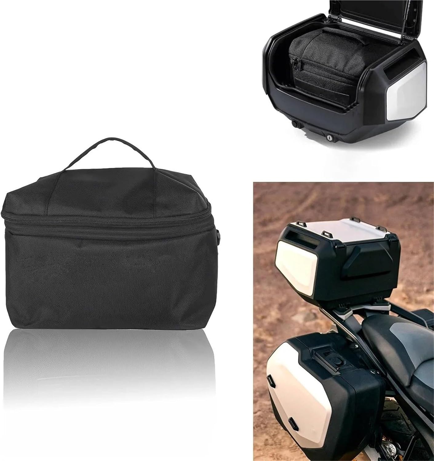 ブラック オートバイケースボックス 荷物ライナー インナーバッグ 収納バッグ R1300GS R 1300 GS 1300GS 20