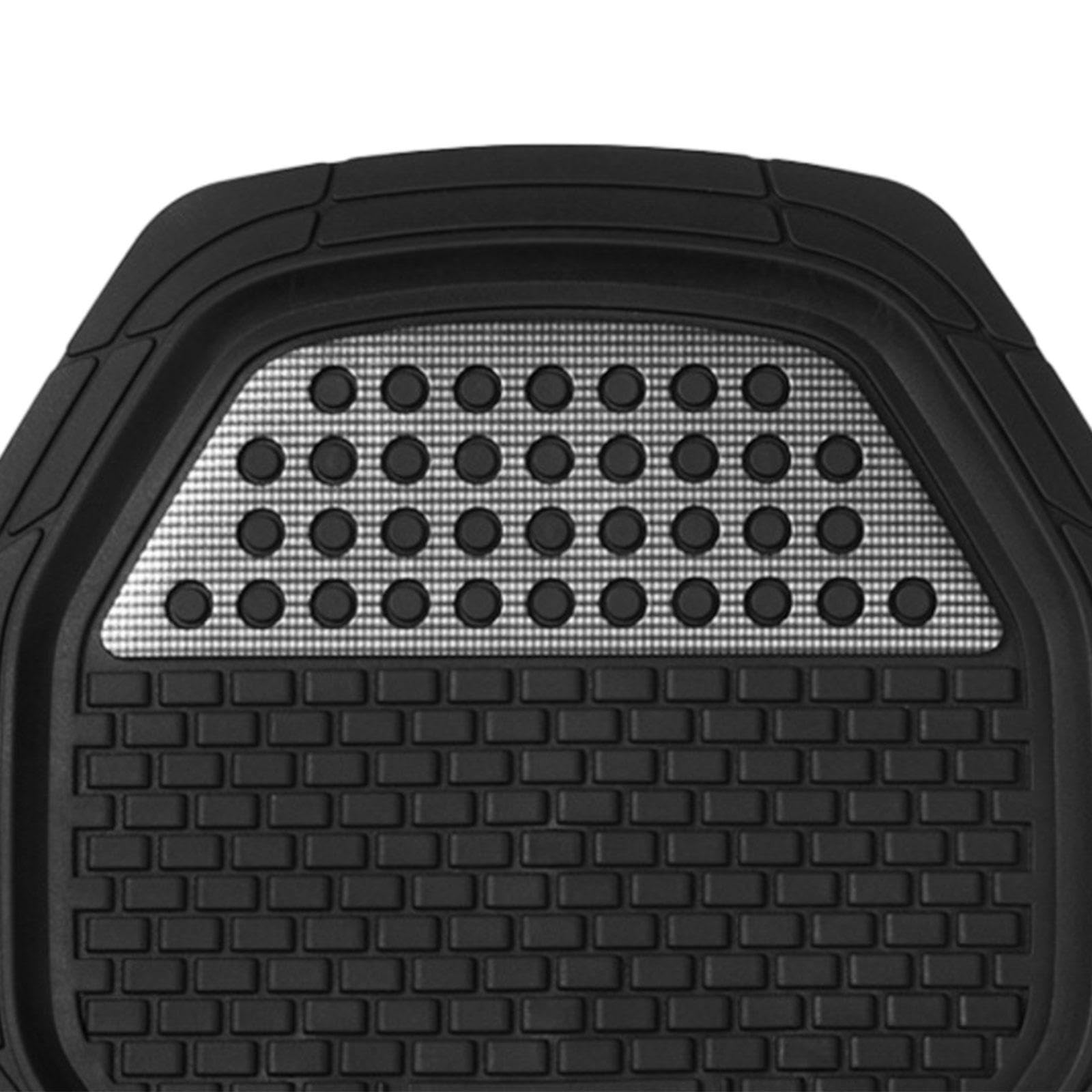 Car Floor Mat Weather Protection Anti Slip Waterproof PVC Trimmable Universal Car Carpet Mat for Van Trucks Sedans — view 3