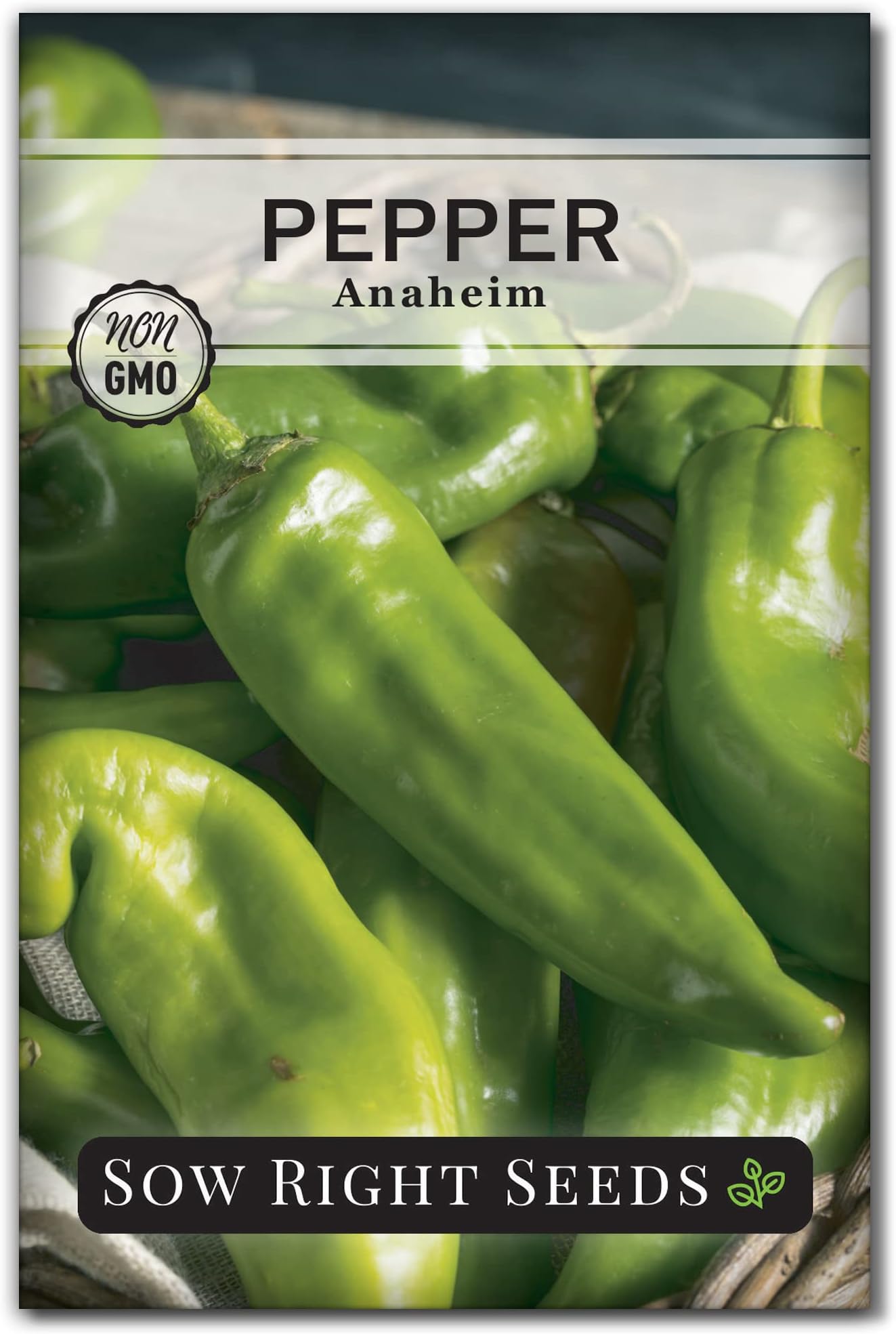 Sow Right Seeds - Anaheim Pepper Seeds for Planting - Non-GMO Heirloom Packet with Instructions to Plant an Outdoor Home Vegetable Garden - Productive and Hot Chili Peppers - Hydroponics Growing (1)