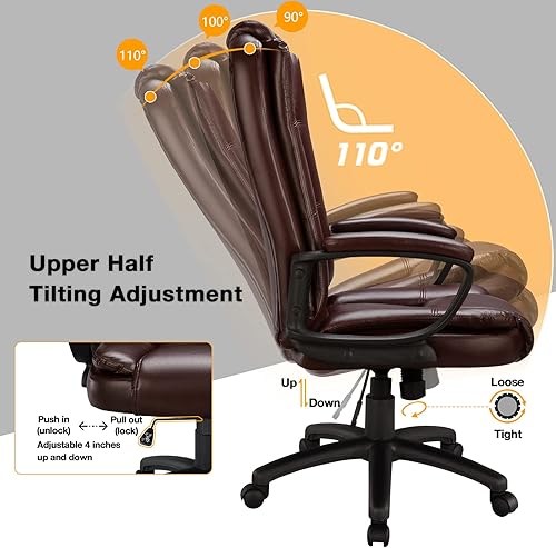 Miniatura 6 de OFIKA Silla de oficina silla de escritorio para computadora para juegos cojín ergonómico de respaldo alto soporte lumbar con ruedas cómodo asiento