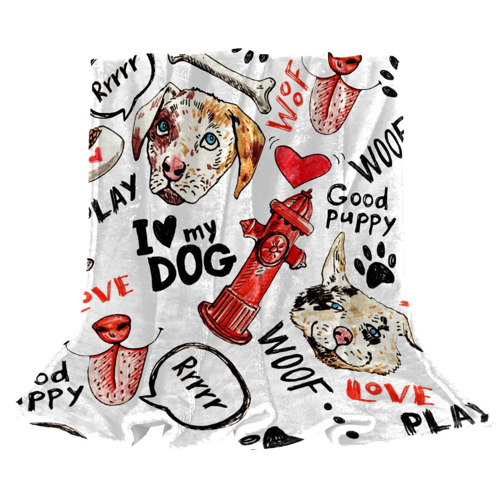 Couverture polaire boîte postale un plaid doux pour réchauffer le coeur