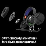 JBL Quantum 250 - Wired multiplatform Gaming Headset, 50mm Carbon Dynamic Drivers for Rich JBL Quantum Spatial Sound, Cardioid Noise Cancelling Boom mic, & Ultra-Light Comfortable Design (Black) | Plug And Play 3.5mm Connection For PC, Xbox, PlayStat