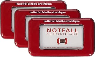 Notfallschokolade in der Dose - 3er Pack (3 x 30 g) von Liebeskummerpillen