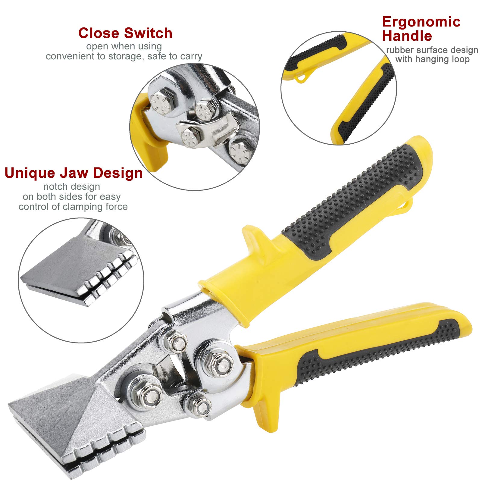 Pince à Cintrer Manuelle En Métal – Pour Tôle – Mâchoire Droite – Neuf – Bricolage