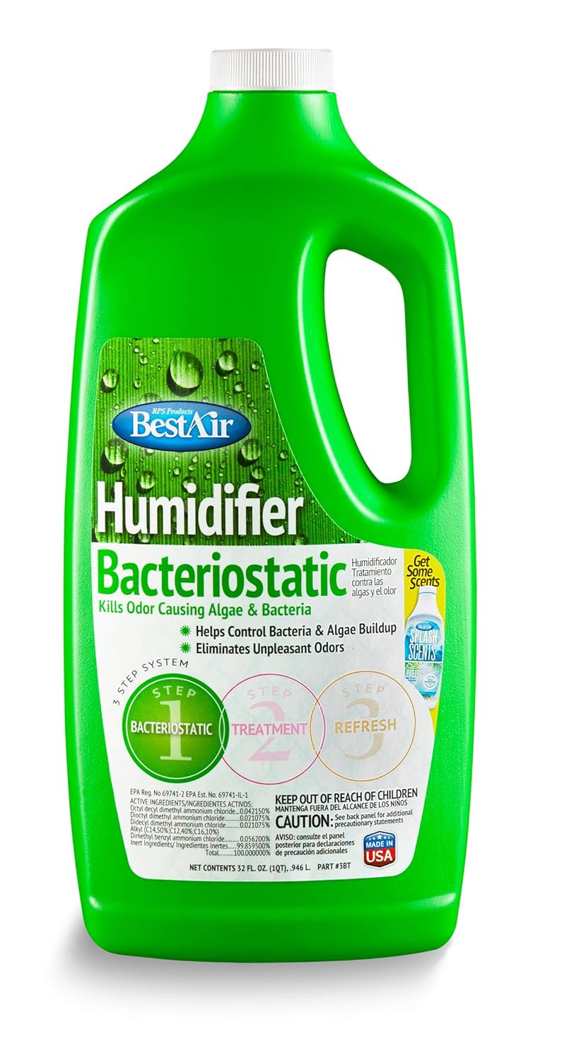 BestAir 3BT-PDQ-6 Original BT Humidifier Bacteriostatic Water Treatment 32 fl oz Single Pack