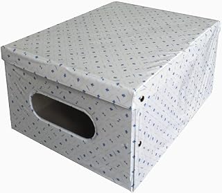 KANGURU Caja de PVC que ahorra espacio con ventana transparente, tamaño grande 40x50x25cm, colores surtidos, 1 pieza