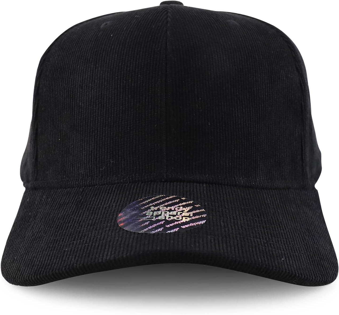 Trendy Apparel Shop Oversized XXL Structured Corduroy Curved Bill Snapback Baseball Cap - Image 2
