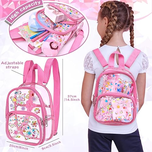 Miniatura 4 de Toylink Decora tu propia botella de agua, regalos para niñas de 4 a 6 a 8 a 10 años, artes y manualidades para niños, gorra de béisbol, mochila