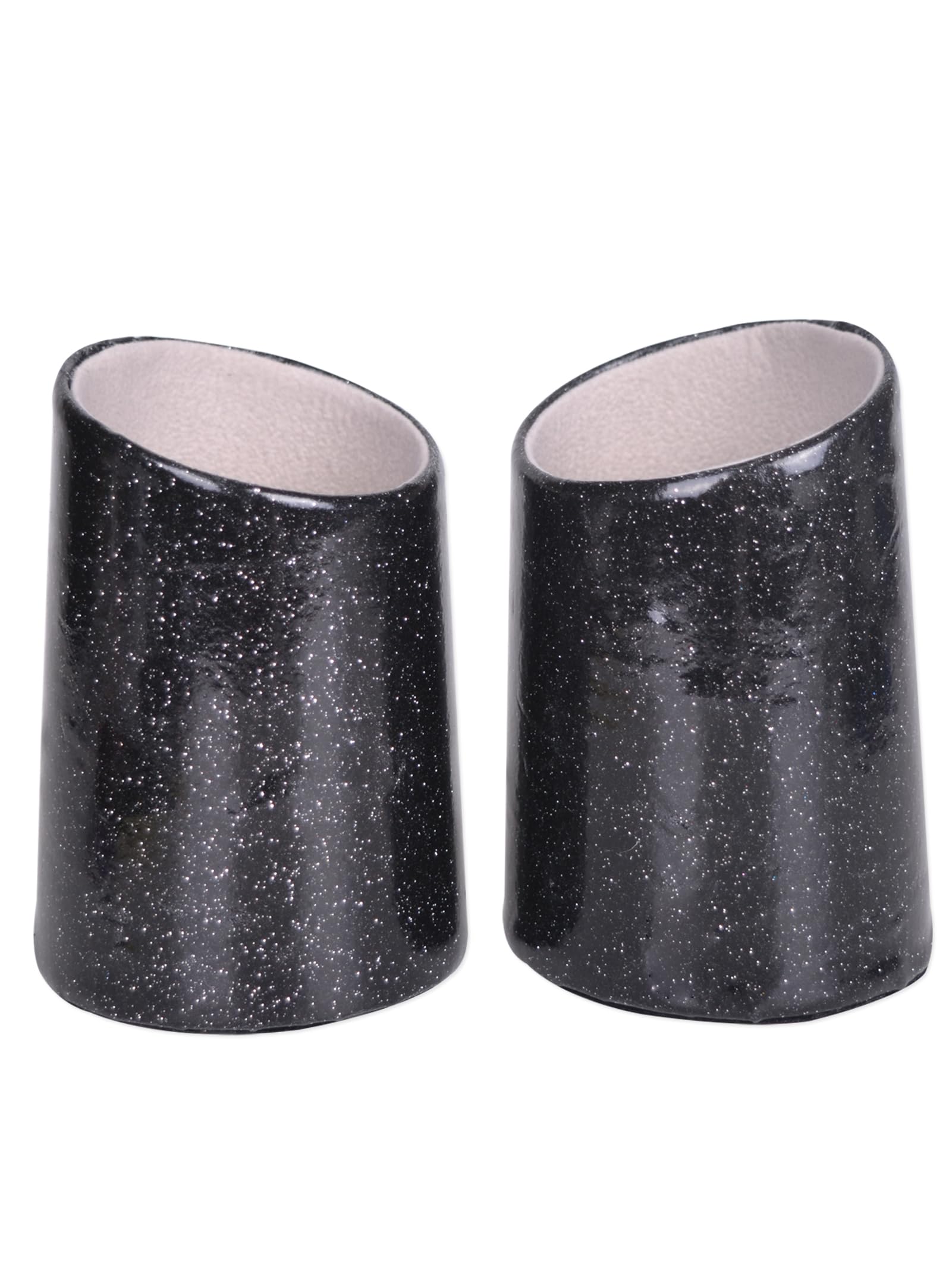 2 Pack Eyeglasses Holder PU Leather Glasses Stand Case Holder for Desks or Nightstands