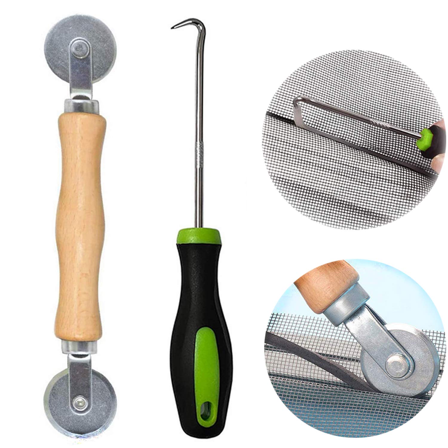 Buy Urijk Rolling Screen Tool, Screen Tool for Installing Door Screens Window, Spline Roller