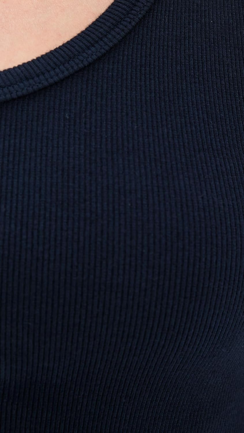 perfectwhitetee Women's Blondie Structured Rib Bra Friendly Tank - Image 6