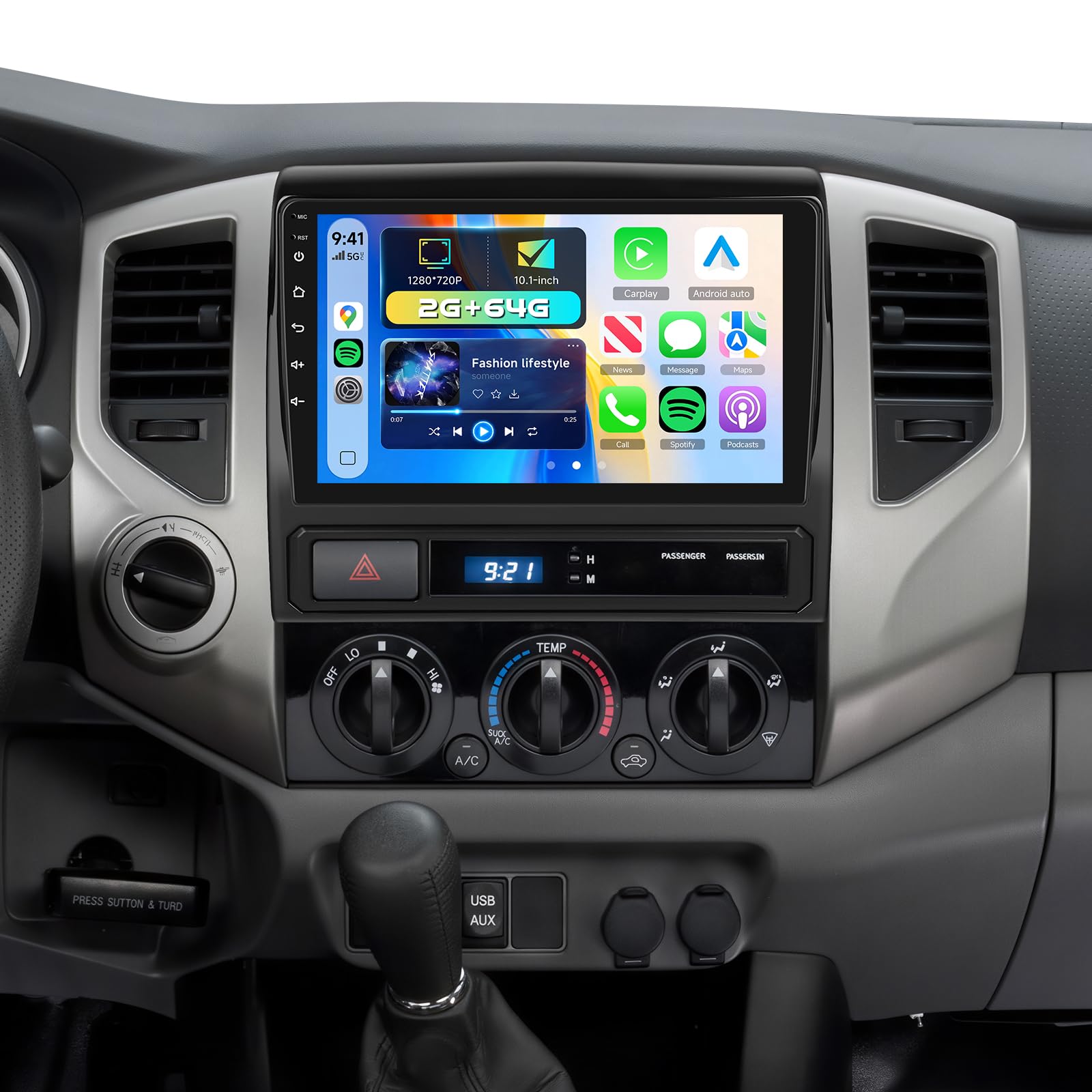 Amazon.com: 2G+64G Car Stereo for Toyota Tacoma 2005-2013 Wireless