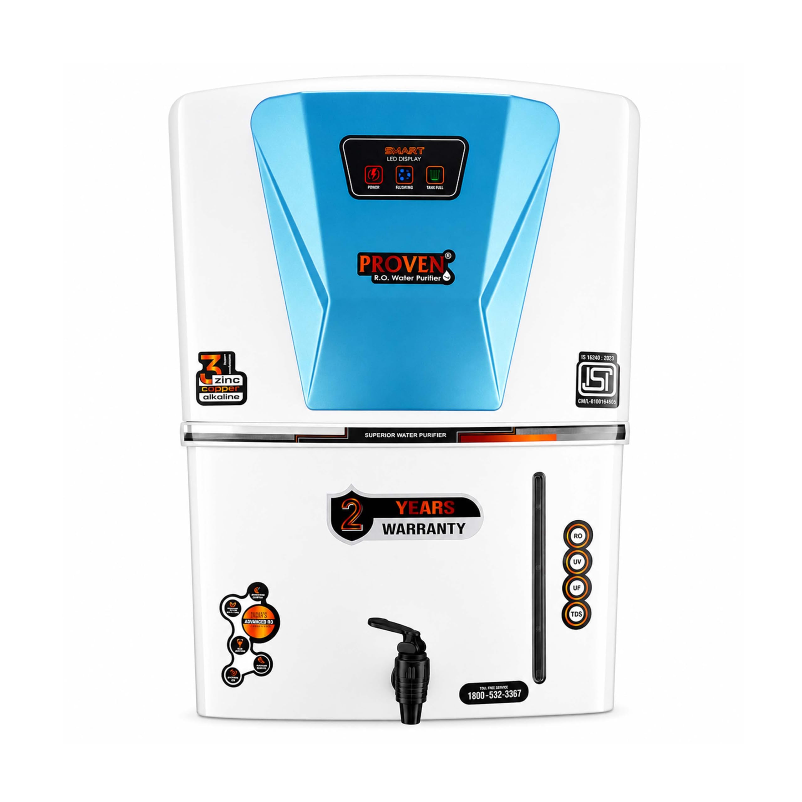 Proven Jupiter RO Water Purifier | No Service Needed for 2 Years | RO+