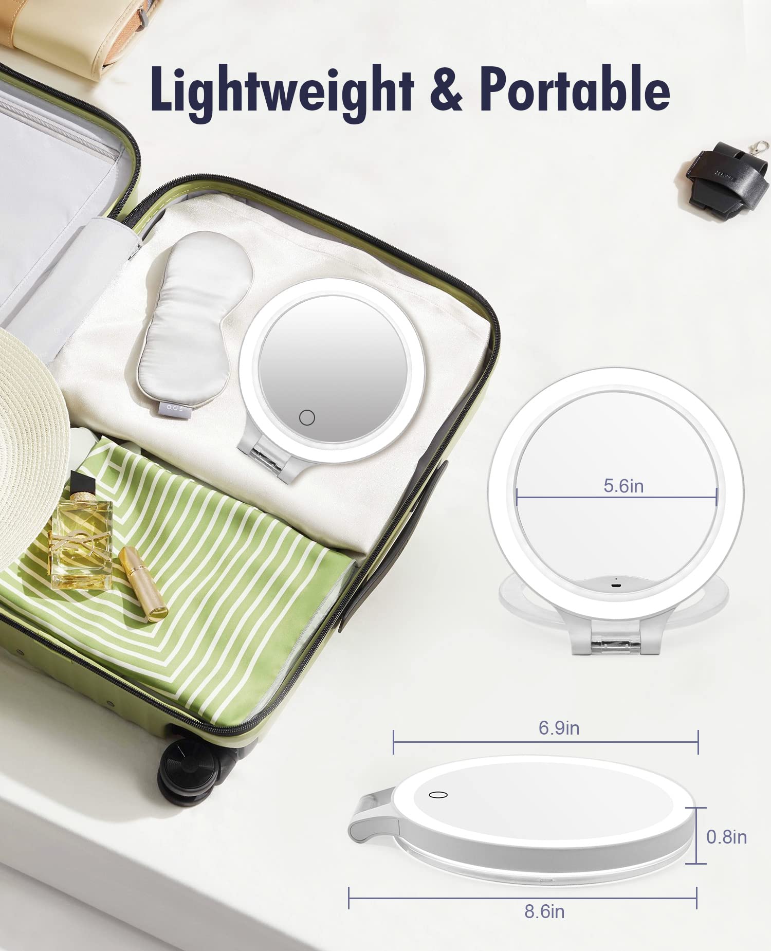 Buy Magnifying Mirror 10X 1X Double Sided Magnification Makeup Vanity