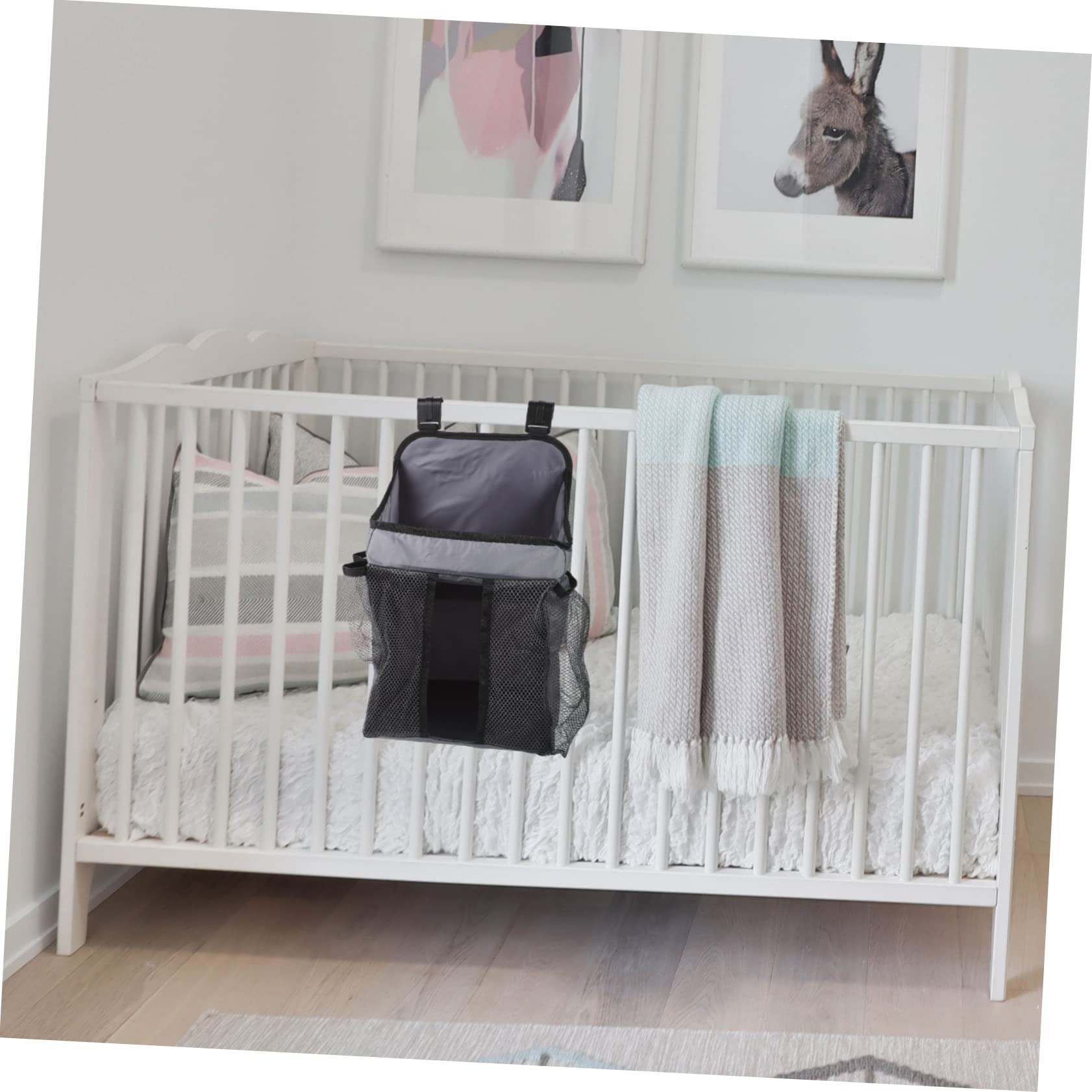 ifundom Bolsa de Pañales Organizador de Pañales Colgante Hogar Soporte de Almacenamiento para Guardería Bolsa para Guardar Dormitorio o Sala de Estar