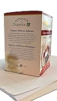 Vista 4 de Naturals-n-Organics Té orgánico de flores de hibisco, sin cafeína, 24 bolsas de té biodegradables