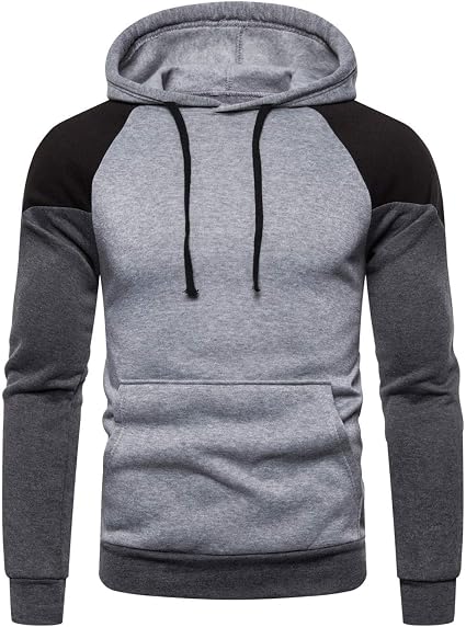bzh Soft Caballeros Casual Color del Encanto De La Moda Suéter Suéter  Encapuchado Suelto (Color : Black, Size : 2XL) : Amazon.es: Ropa