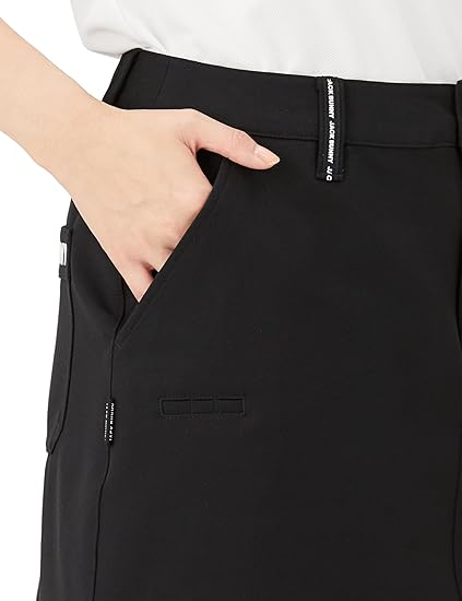 新品 【サイズ２】【ブラック】ジャックバニー ジャージツイル スカート ゴルフ Jack Bunny!! 【PREMIUM SALE】Jack by PEARLY GATES ジャック
