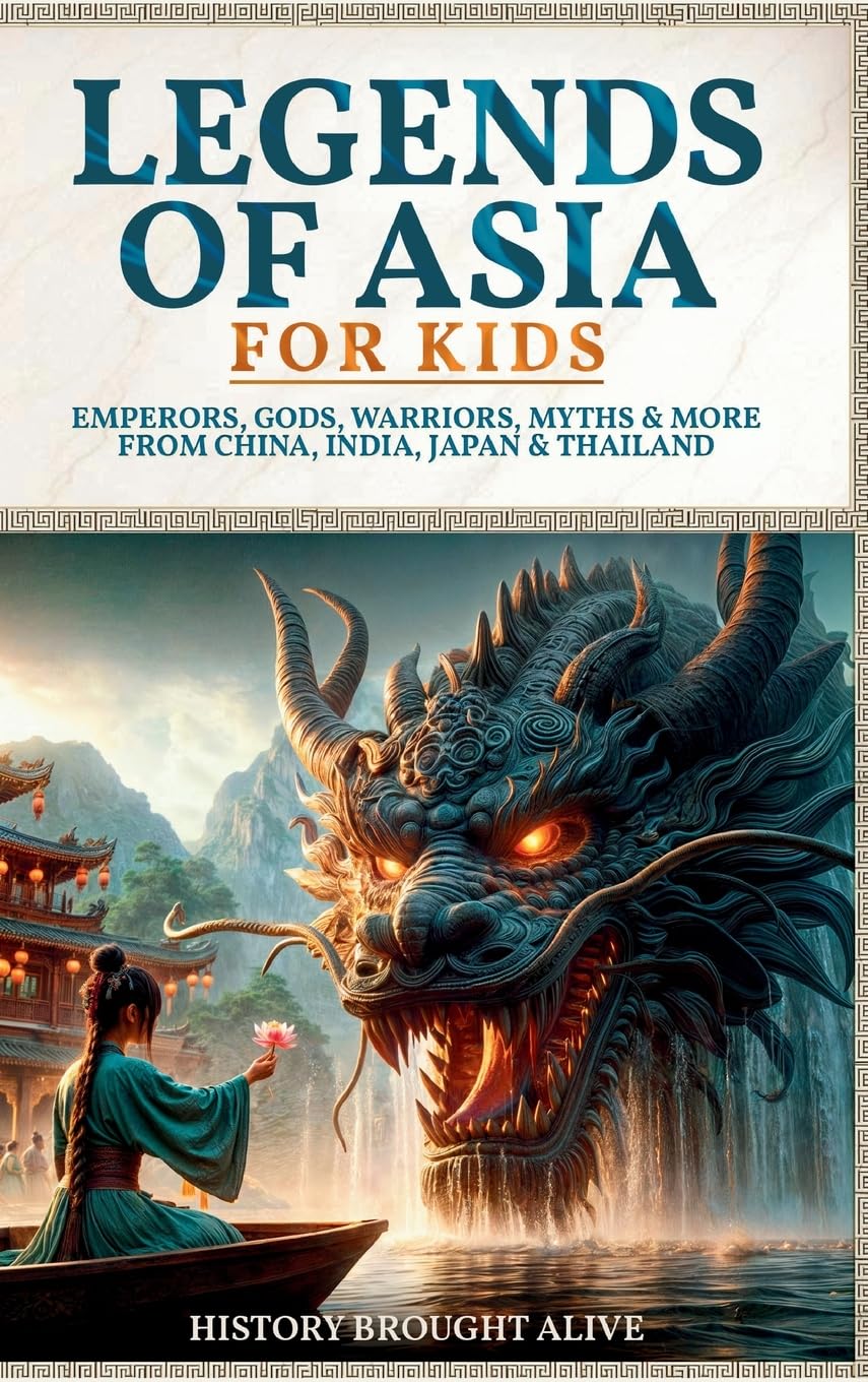 Legends of Asia For Kids: Emperors, Gods, Warriors, Myths & More from China, India, Japan & Thailand: 4 books in 1