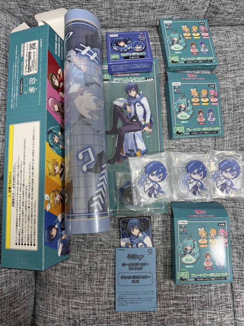 かろかん　ぬーどるストッパーKAITO2体＆MAXIMATIC 脹相 2体 初音ミクシリーズ ぬーどるストッパーフィギュア KAITO カイト 2