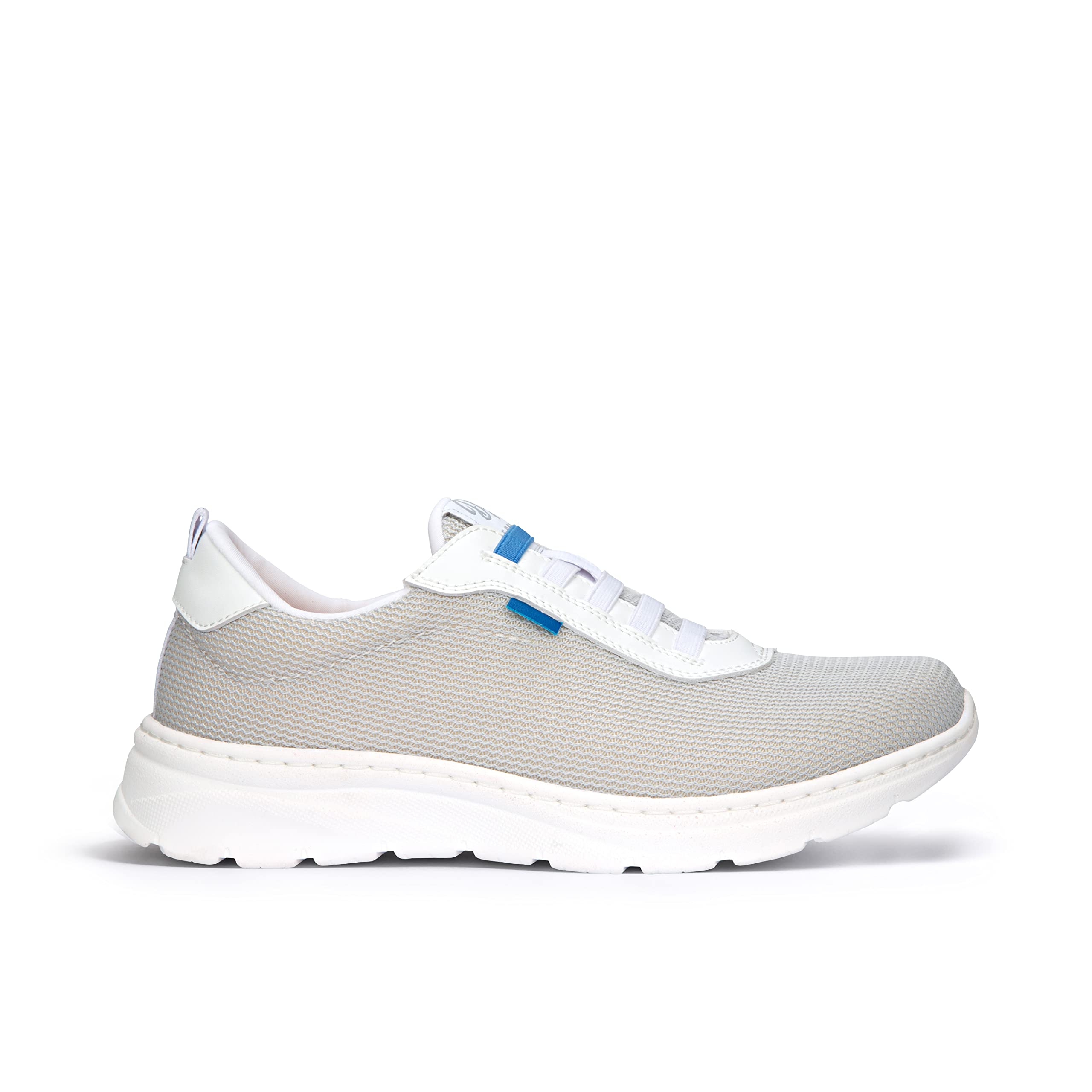 DIAN - Zapatilla de Trabajo para Sanidad y Hostelería Unisex en Colores, Plantilla Acolchada y Suela Antideslizante, Material Textil Transpirable y Repelente a Líquidos, Alicante