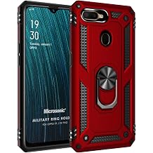 Microsonic Oppo F9 / F9 Pro i in K l f Military Ring Holder K rm z  [F9 / F9 Pro ile Uyumlu K l f - K rm z ]