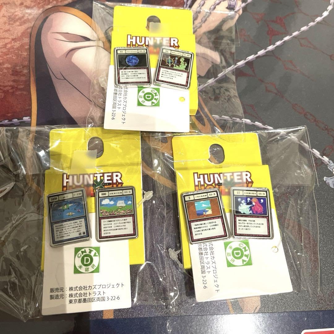 Amazon.co.jp: HUNTER×HUNTER アベイル グリードアイランド ピンズ