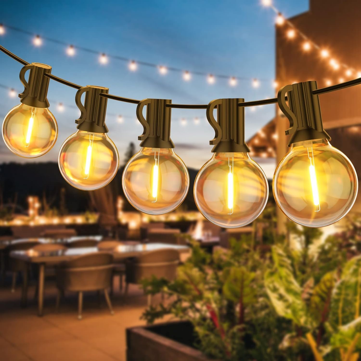 catene luminose da esterno professionali