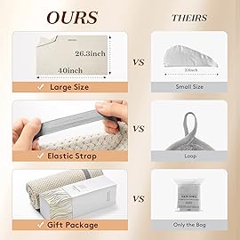 YFONG Large Hair Towel Wrap for Women, Super Absorbent Microfiber Hair Towel for Curly Hair, Fast Drying Hair Turbans with Elastic,Hair Drying Towel Wrap for Hair Care 26.3 X 40 (Camel)