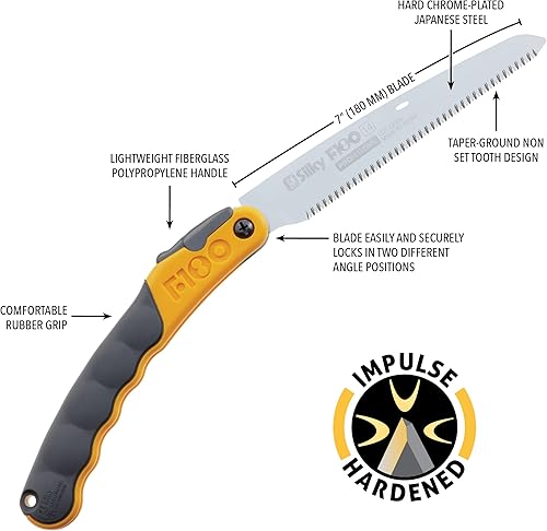 Miniatura 4 de Silky Profesional F180 7.087 in Sierra plegable dientes finos (141-18)