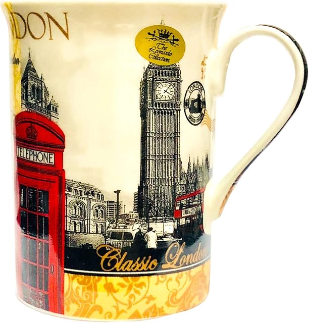 London Landmarks Mug, Fine Bone China, Gift Boxed