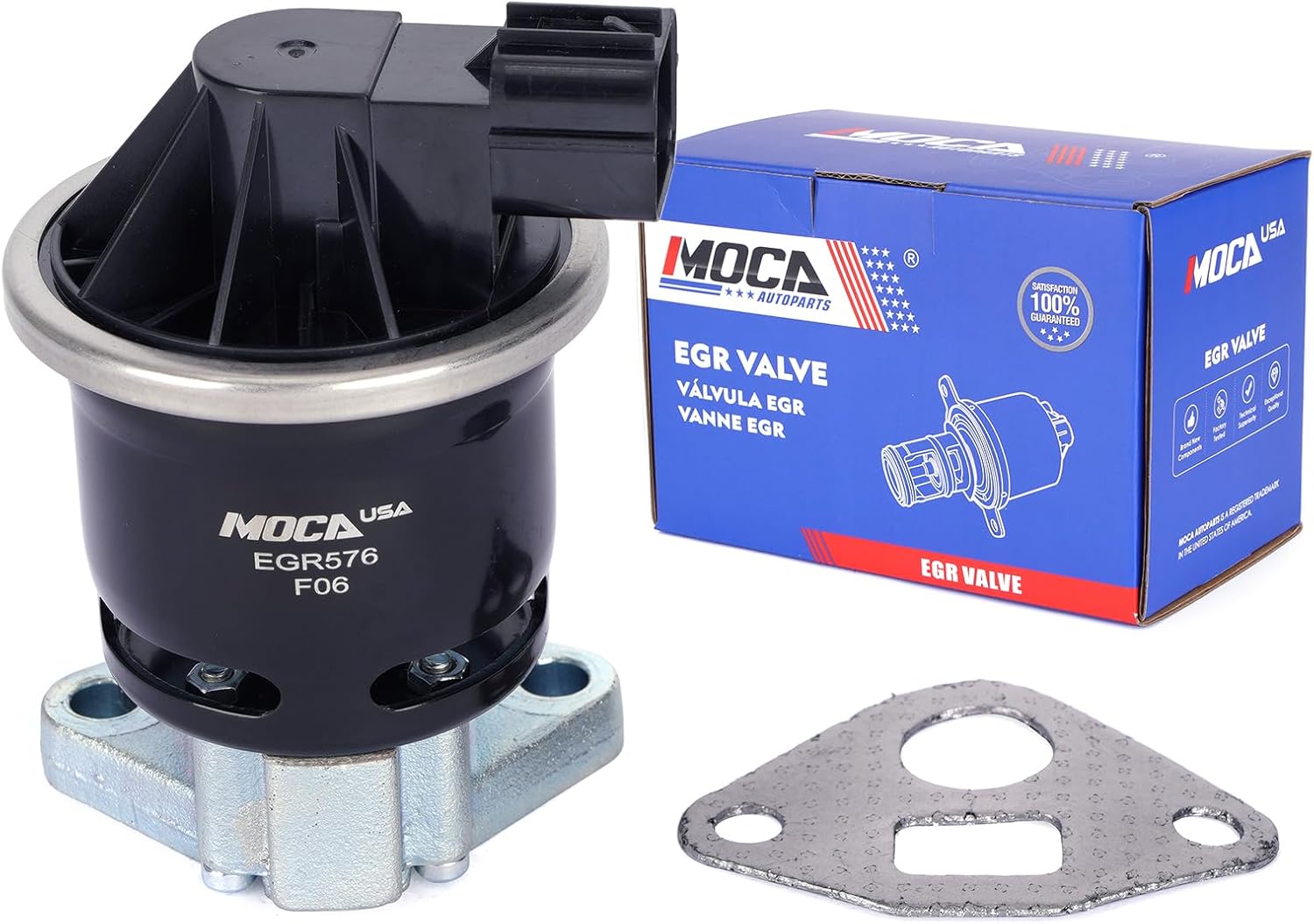 MOCA EGR Back Pressure Valve fits 2001-2005 for Acura EL 1.7L, 2001-2005 for Honda Civic 1.7L, 2004 for Honda Civic Si/SiR 2.0L