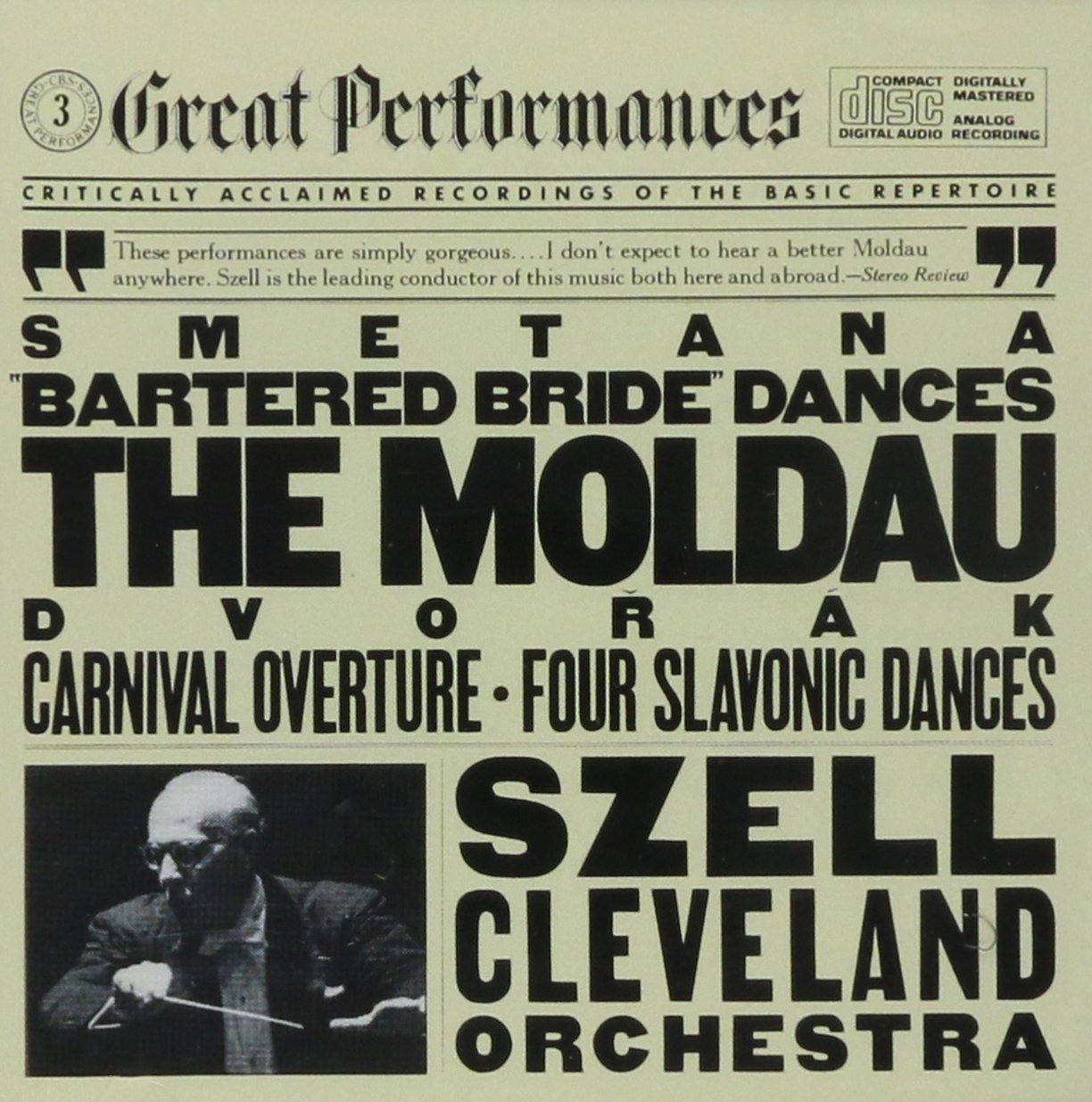 Smetana: The Moldau; Bartered Bride Dances / Dvorak: Carnival Overture; 4 Slavonic Dances