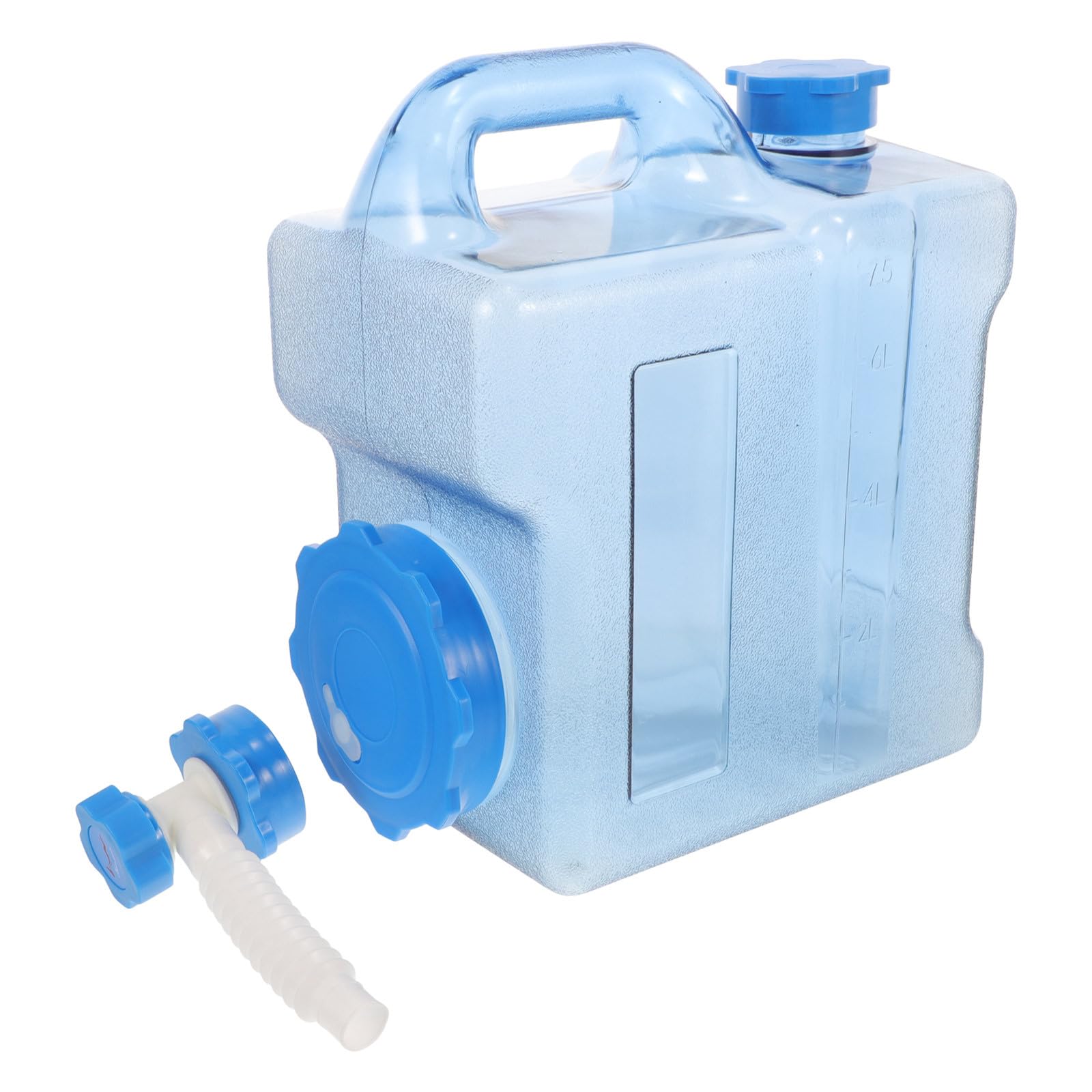 Outdoor Wasserkanister 75 L Tragbarer Wasserspeicherbehälter mit Zapfhahn und Griff für Camping Wandern und Notfallversorgung