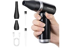 Powerful Compressed Air Duster for Precise Keyboard Cleaning