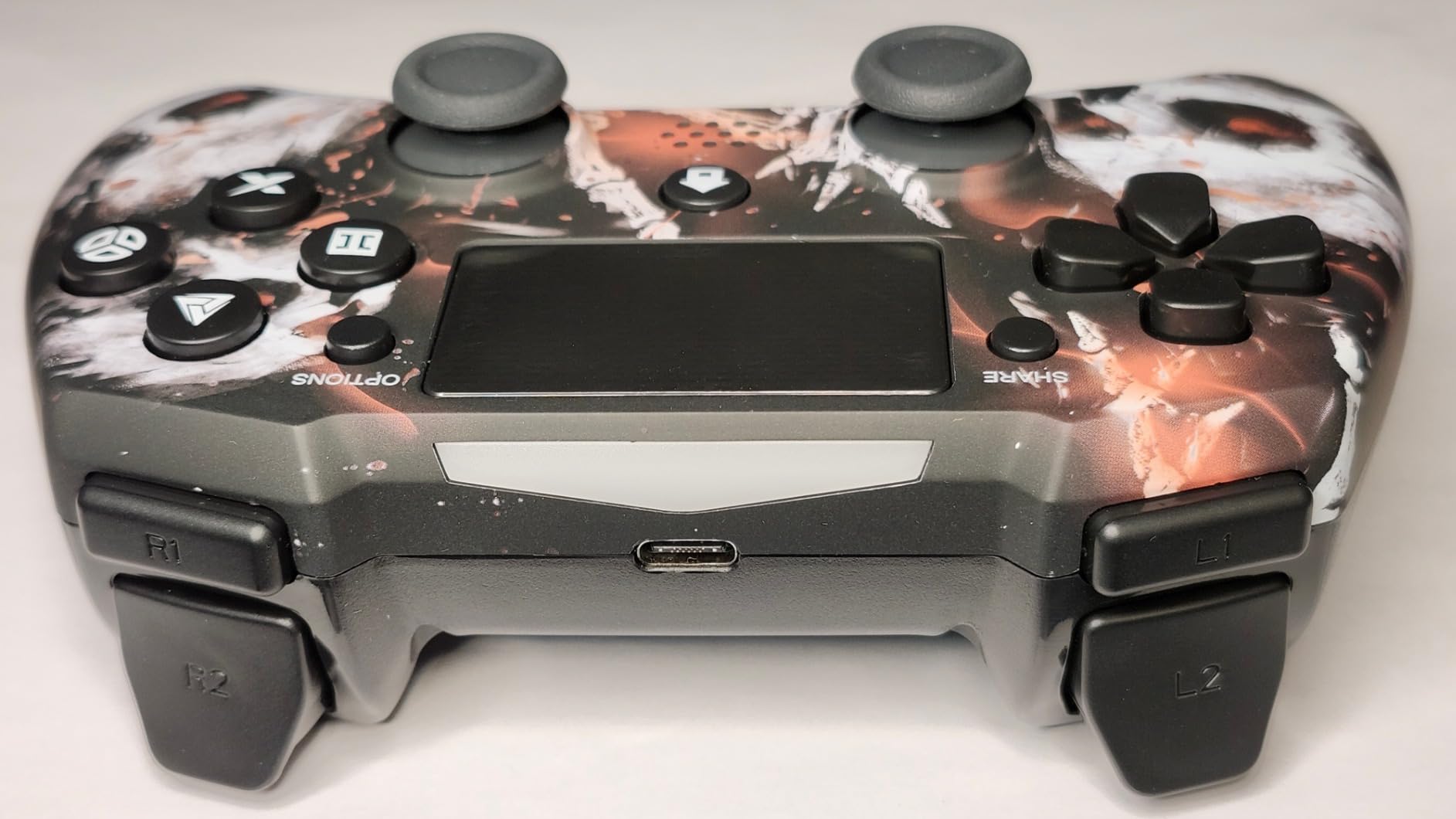 DYONDER Halloween Style Wireless Controller for PS4/Slim/Pro/PC with 3 ...