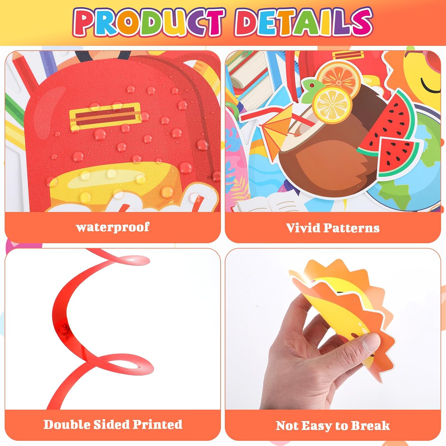 End of School Year Party Decorations Include School Graduate Party Tableware Tablecloth Backdrop, Banner, Summer Cake Cupcake Toppers, Balloons,Serves 20 Guests Classroom Graduation Party Supplies