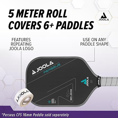 Miniatura 5 de JOOLA Pickleball Paddle Edge Tape - Protects Edge Guard & Covers Lead Tape for Pickleball Paddles - Fits Any Brand & Most Sizes of Pickleball