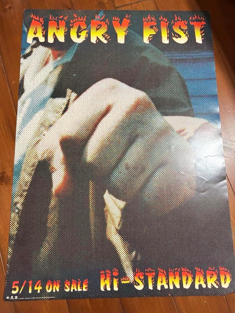 hi-standard ANGRY FIST TOUR Tee HI-STANDARD ANGRY FIST 限定版 Hi
