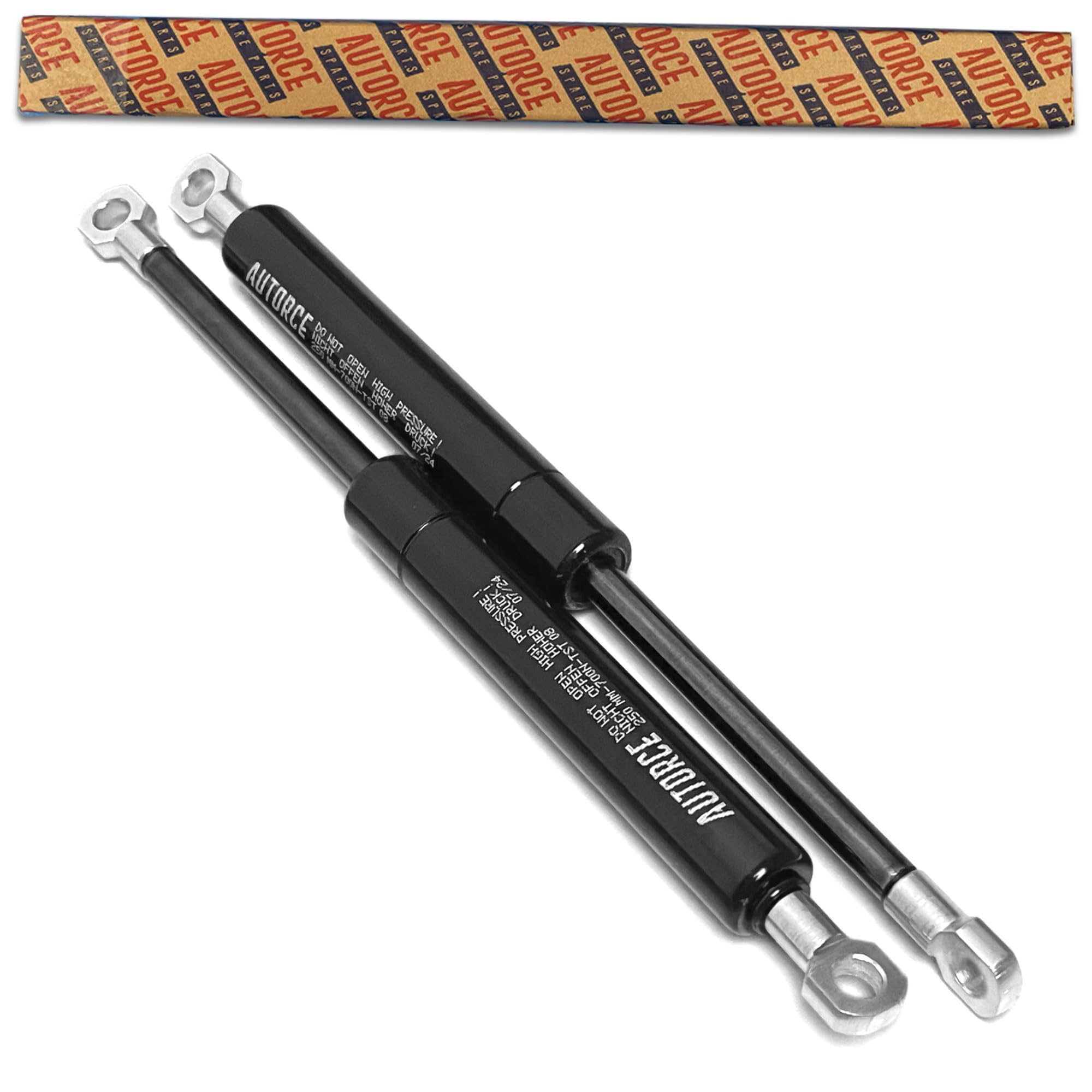 Autorce Universal Gas Struts Eyelet Heads 2 Pieces for Kitchen Cabinets Caravan Doors Wardrobes and Toolboxes Force 100N Length 150mm to 1000mm (300MM)