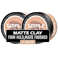 Vista 12 de Arcilla para peinar el cabello, pasta mate para el cabello para hombres, textura mate a base de agua, pomada de arcilla ideal para todos los tipos