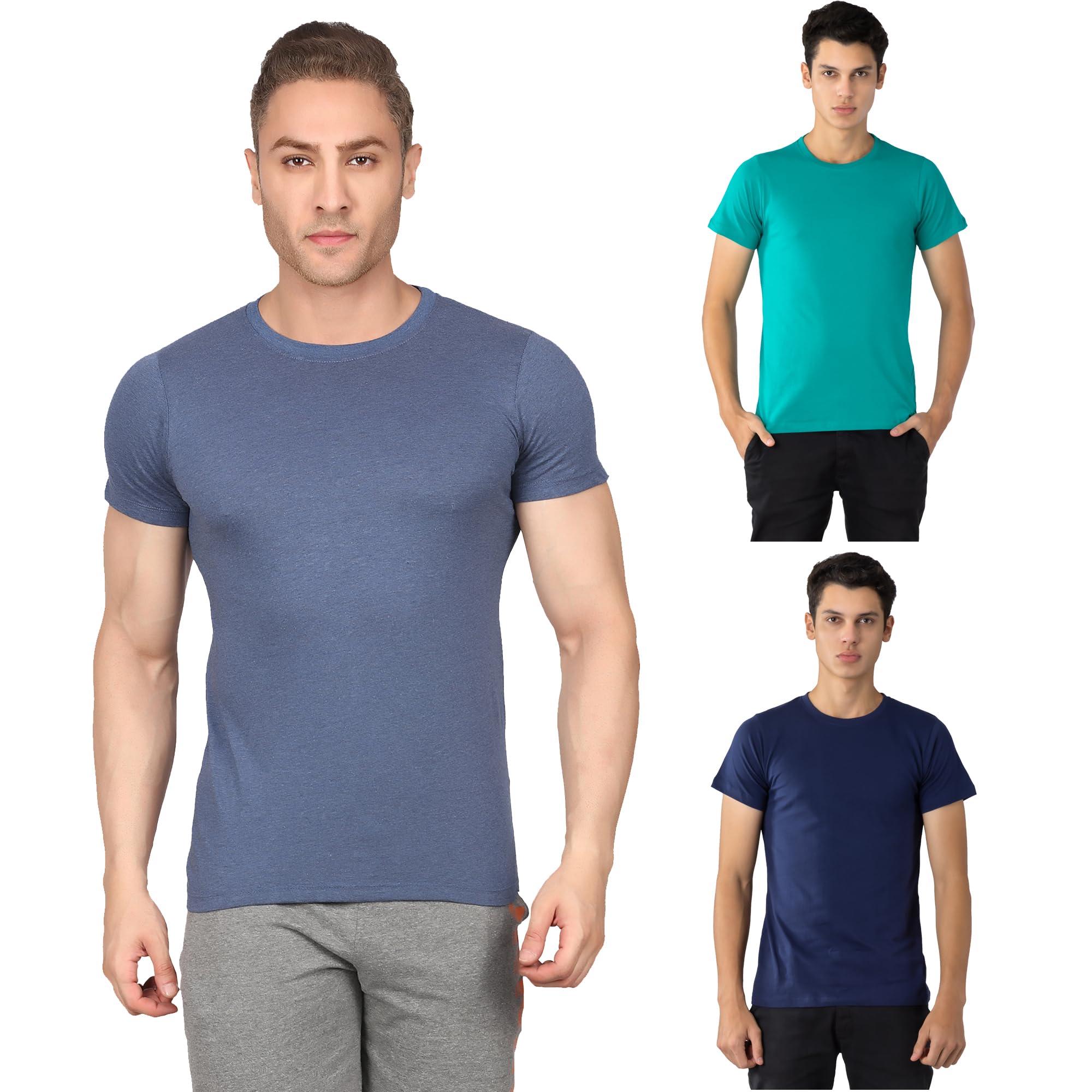 Chromozome Men TEE OS 10 (Pack of 3) S Denim-Green-Navy (B0CQR6FLD8) Amazon Price History, Amazon Price Tracker
