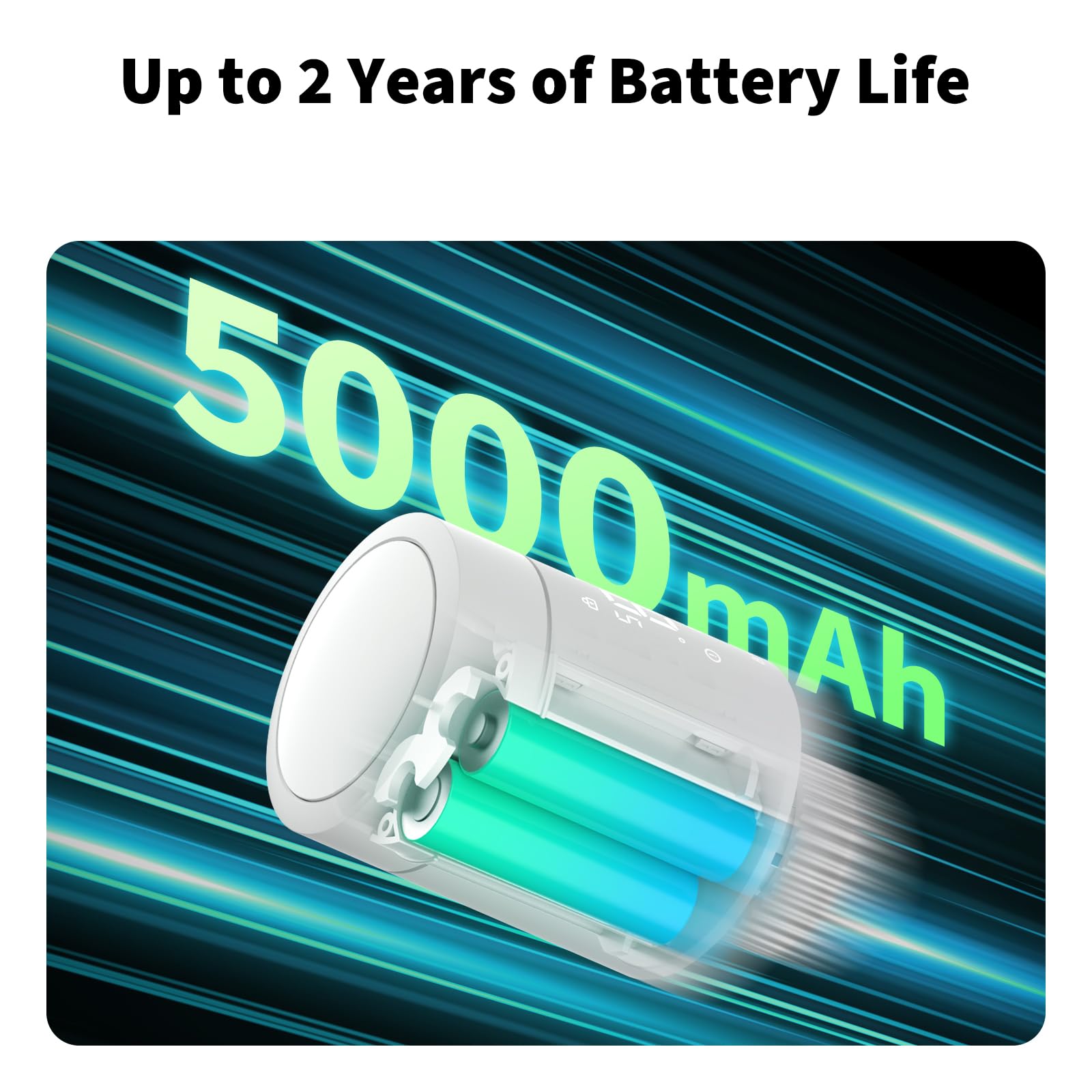 Aqara W600 Inteligentny Termostat Grzejnikowy, Zigbee/Thread, z Oszczędz. Energii, Harmonogramem, Geofencingiem i Długą Żywotnością Baterii. Zgodny z Apple Home, Home Assistant, Alexa, Google Home
