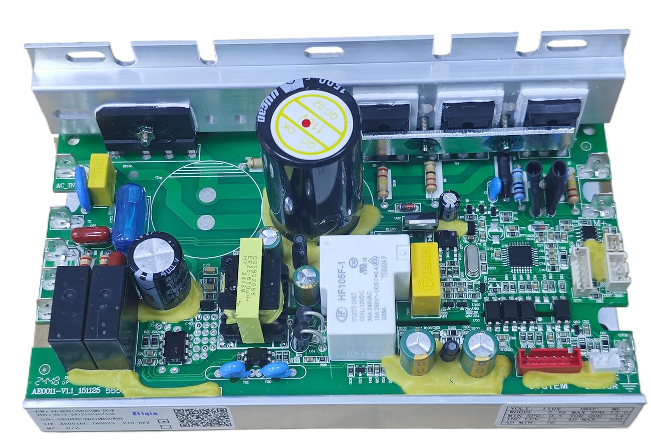 Treadmill Motor Control Board AE0016C Circuit Motherboard for F63 F65, 110V, Replace CRD020109, D020109, CRD020118